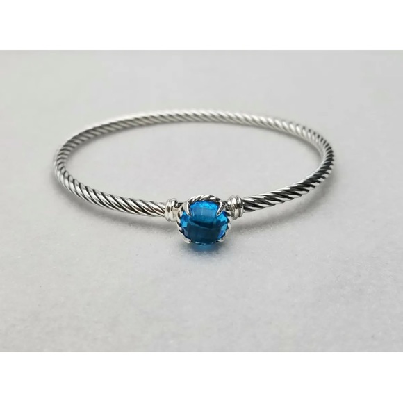 David Yurman topaz Chatelaine bracelet - Picture 2 of 7